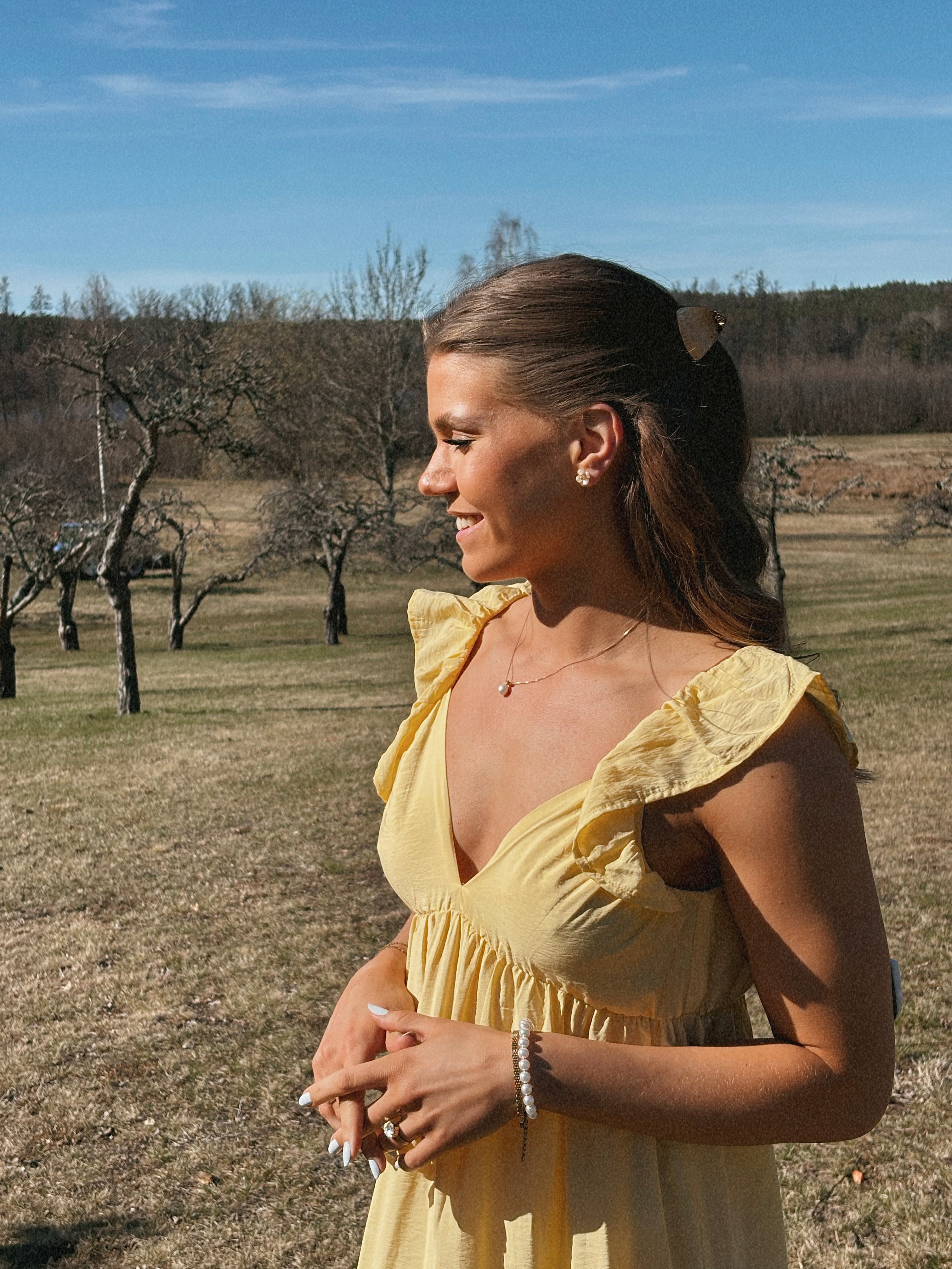 VMJOSIE Long Dress - Pale Banana